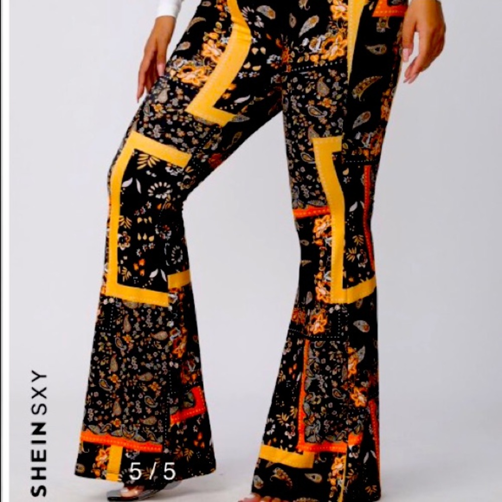 ☆ Bundle Boho Scarf Flares black& orange xL